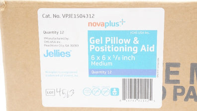 NovaPlus VPJE1504312 Jellies Gel Pillow & Positioning Aid, Medium - Case of 12